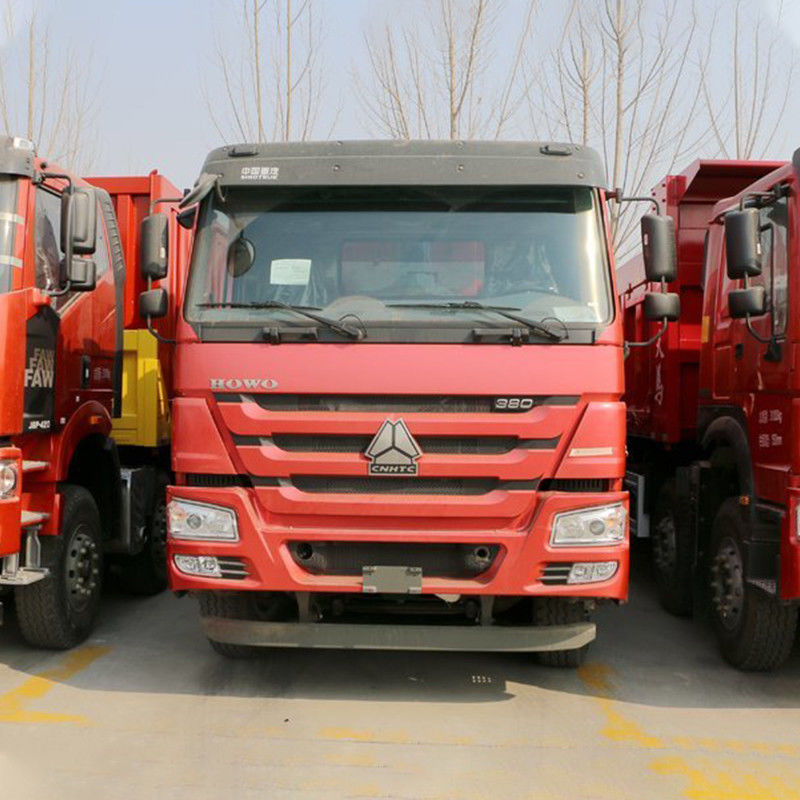 Usato 380 CV 8x4 8,5m HOWO Dump Truck Peso totale del veicolo ≥30T e touch screen Nessuna