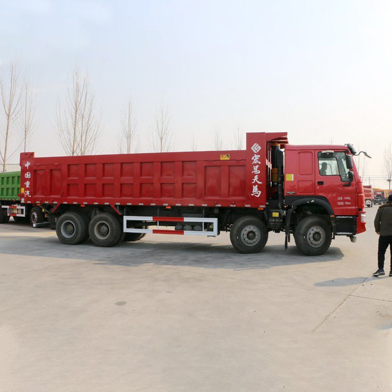 Usato 380 CV 8x4 8,5m HOWO Dump Truck Peso totale del veicolo ≥30T e touch screen Nessuna