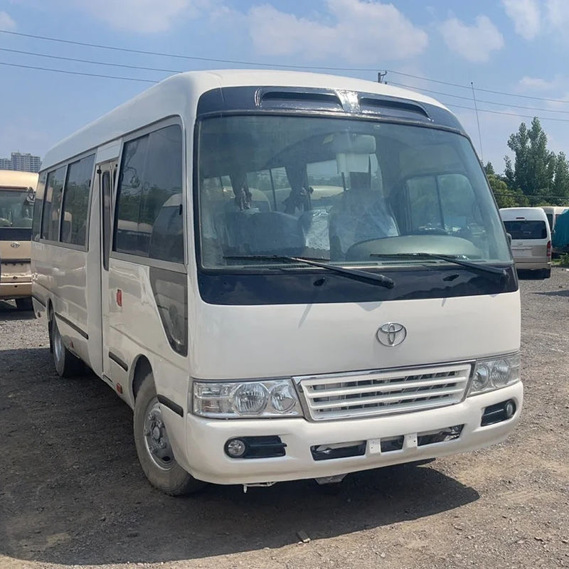7.00R16 Pneumatici in buone condizioni Diesel Usato Toyo ta Coaster Bus Requisito del cliente