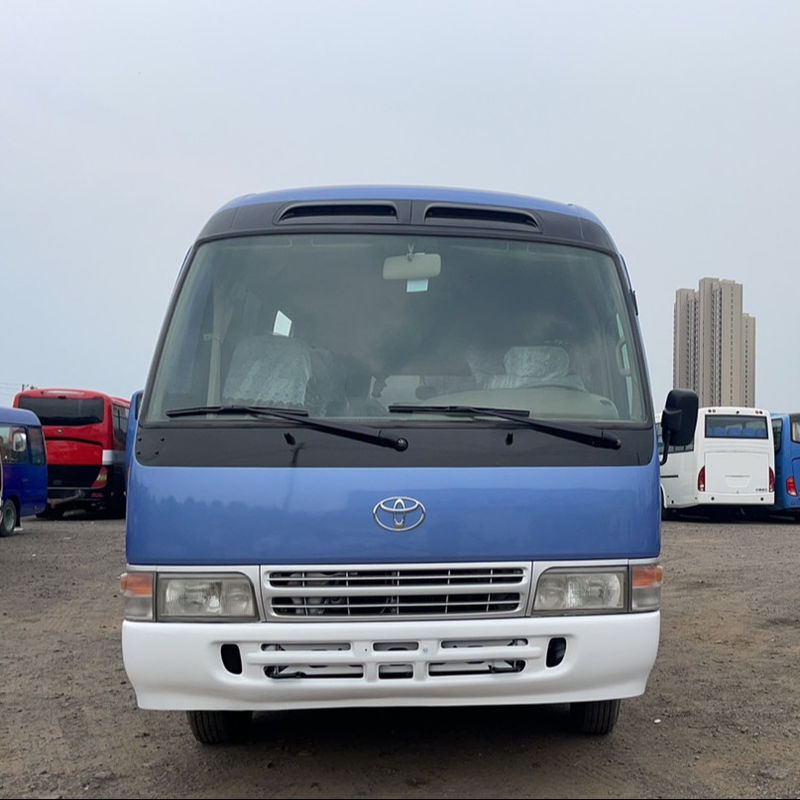 Deisel Fuel Tourist Luxury Bus 25 posti 30 posti Used Toyo Ta Coaster Mini Bus