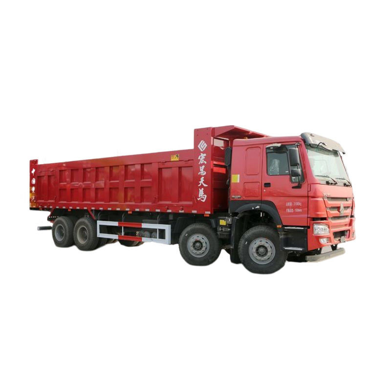 2024 Howo Front Lifting 12 ruote 60T Diesel Heavy Tipper Truck per il trasporto minerario