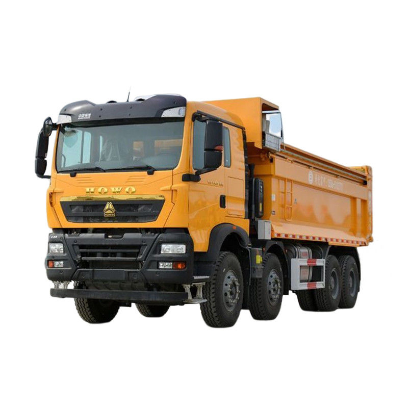 Automazione a 10 pneumatici HOWO Dump Truck con telecamera posteriore e sedile normale