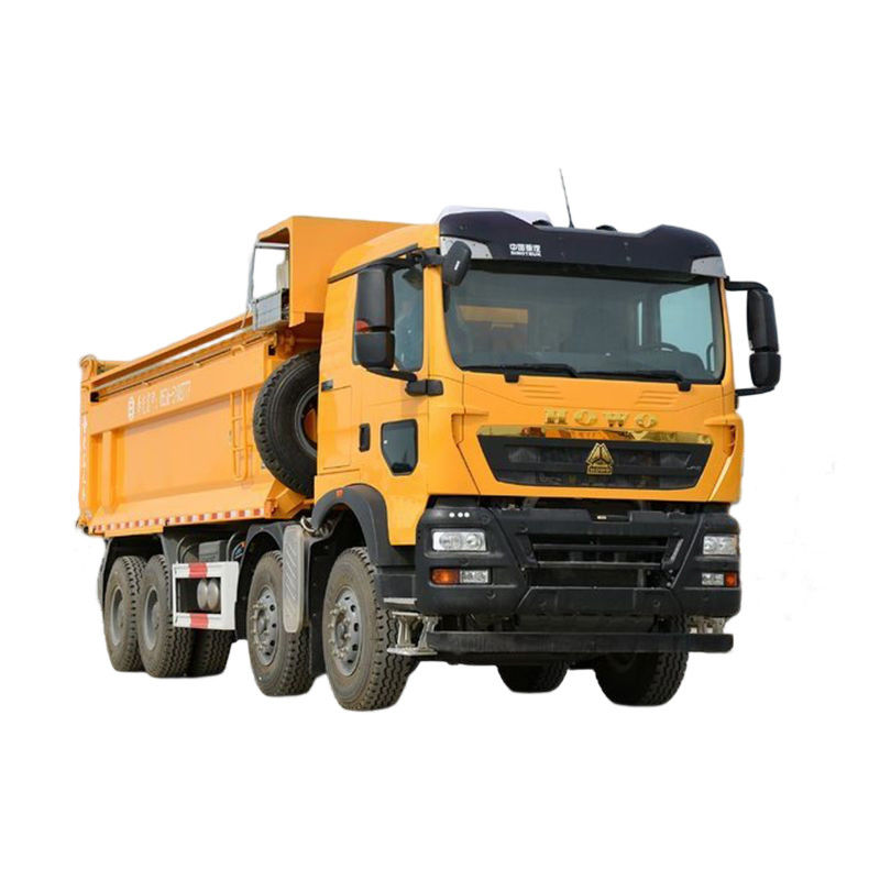 Automazione a 10 pneumatici HOWO Dump Truck con telecamera posteriore e sedile normale