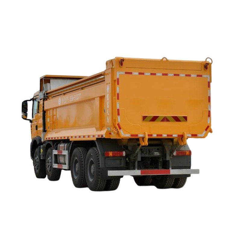 Automazione a 10 pneumatici HOWO Dump Truck con telecamera posteriore e sedile normale
