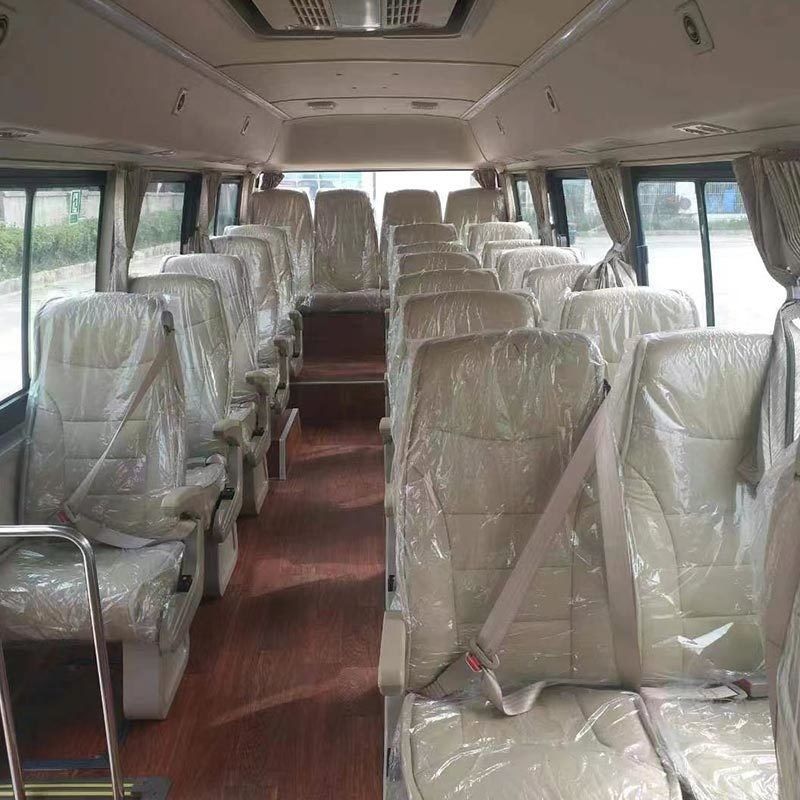 Autobus Toyota Coaster a motore elettrico 4L con 21 posti a sedere e guida a destra