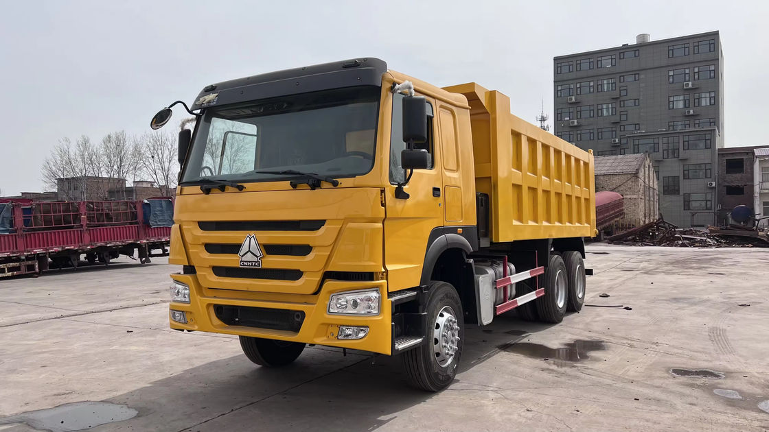 Howo 6x4 40tons 45 Tonnes Yellow Tipper Dump Truck per progetti di costruzione pesanti