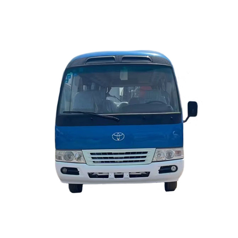 Toyota Coaster Bus usato 1HZ a mano sinistra 30 posti a sedere per viaggi a lunga distanza