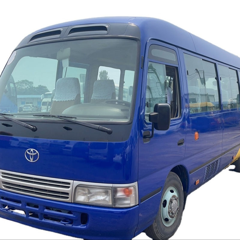 Capacità del motore 6-8L Azionamento a sinistra Toyota Coaster Bus Altamente ristrutturato Euro 3 Usato