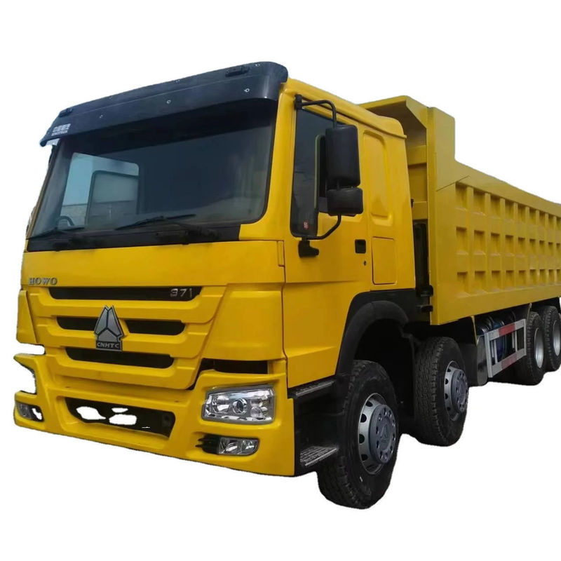 Completamente ristrutturato Howo usato 8x4 371hp 20-24 Meter Cubico Taper Truck Dumper Diesel