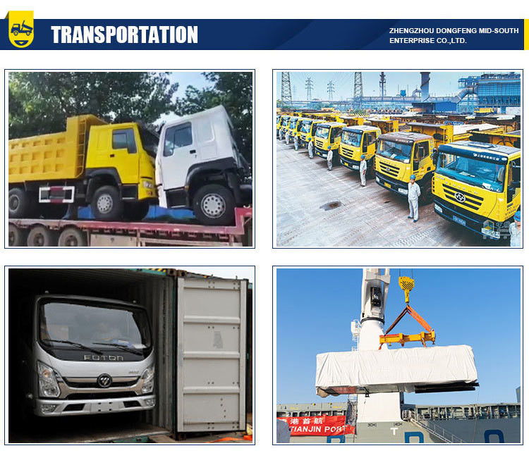 Ristrutturato 2016-2019 HOWO Dump Truck 8x4 12 Ruote Usato Tipper Truck con Camera Posteriore