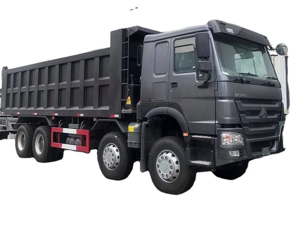 8x4 400 hp 12 ruote 50 60 tonnellate camion di scarico con cisterna di 400-500 litri