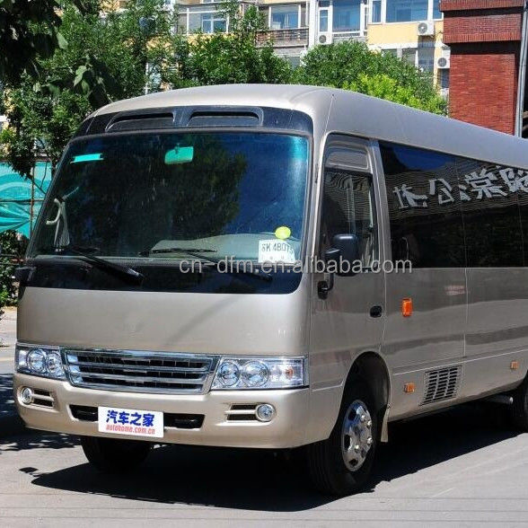 16-22 posti Dongfeng LHD Coaster Minibus con bagagliaio posteriore Volume di 0,25 m3