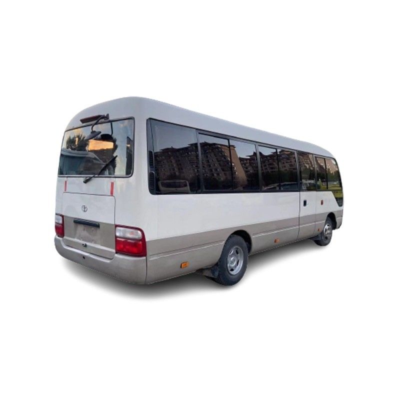 Minibus TOYO TA Coaster bianco per il turismo passeggeri