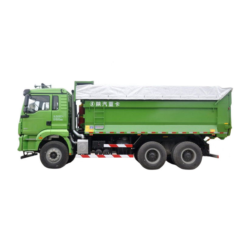15500 kg Peso totale del veicolo SHACMAN 6x4 Dump Truck 350HP 100 tonnellate 360° Camera posteriore