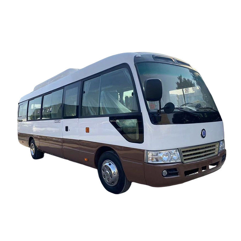 LHD RHD 30 posti Toyo ta Coaster Bus con serbatoio da 70L e cilindrata da 4500-6700ml