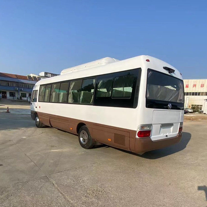 LHD RHD 30 posti Toyo ta Coaster Bus con serbatoio da 70L e cilindrata da 4500-6700ml
