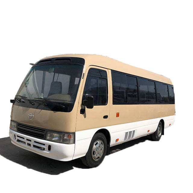 Buone condizioni 30 posti Diesel Used Toyota Coaster Bus con Euro 2 standard di emissioni