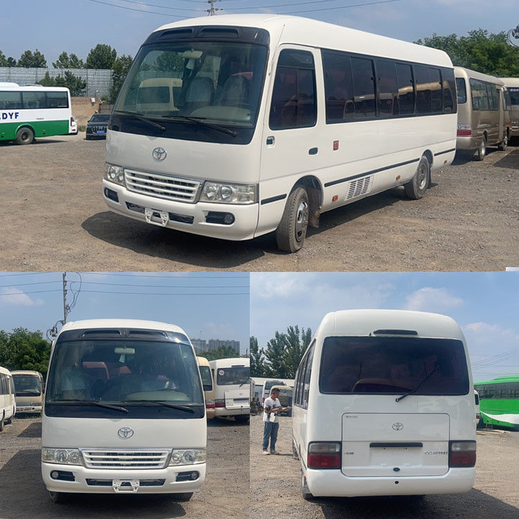 Africa Used Diesel Engine Coaster Mini Bus con cilindrata di 2694 ml in Angola e Ghana