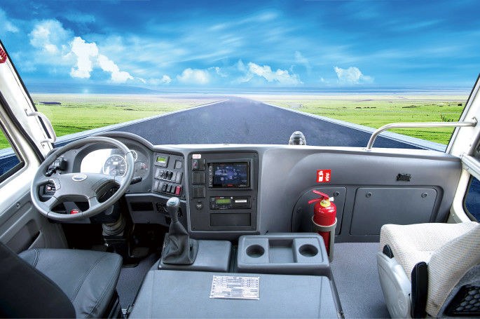Trasmissione manuale 50 posti Luxury Diesel Tourist Coach Bus Higer Autobus usato per turisti