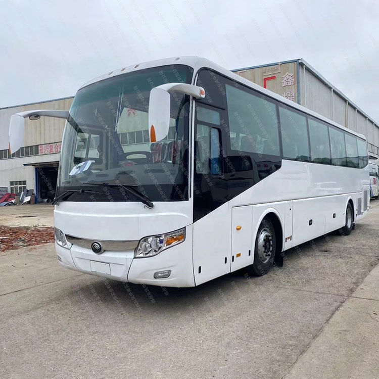 Velocità massima 100 km/h Autobus usato Youtong ZK6122 con 55 posti a sedere e bagno interno