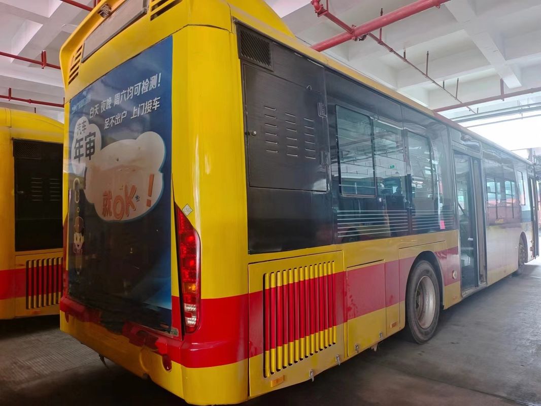 Autobus a GNC di seconda mano 12m 87 posti passeggeri con condizionatore non indipendente