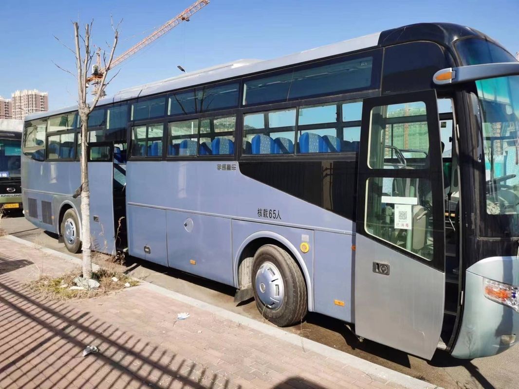 ZK612 Autobus di seconda mano da 65 posti con finestre scorrevoli con aria condizionata e velocità massima di 100 km/h