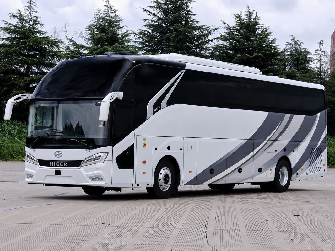 Guida a sinistra 12m 50 posti Motore Yuchai Trasmissione manuale Autobus passeggeri Autobus