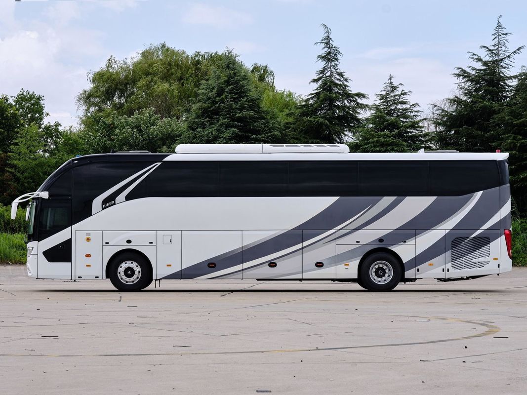 Guida a sinistra 12m 50 posti Motore Yuchai Trasmissione manuale Autobus passeggeri Autobus