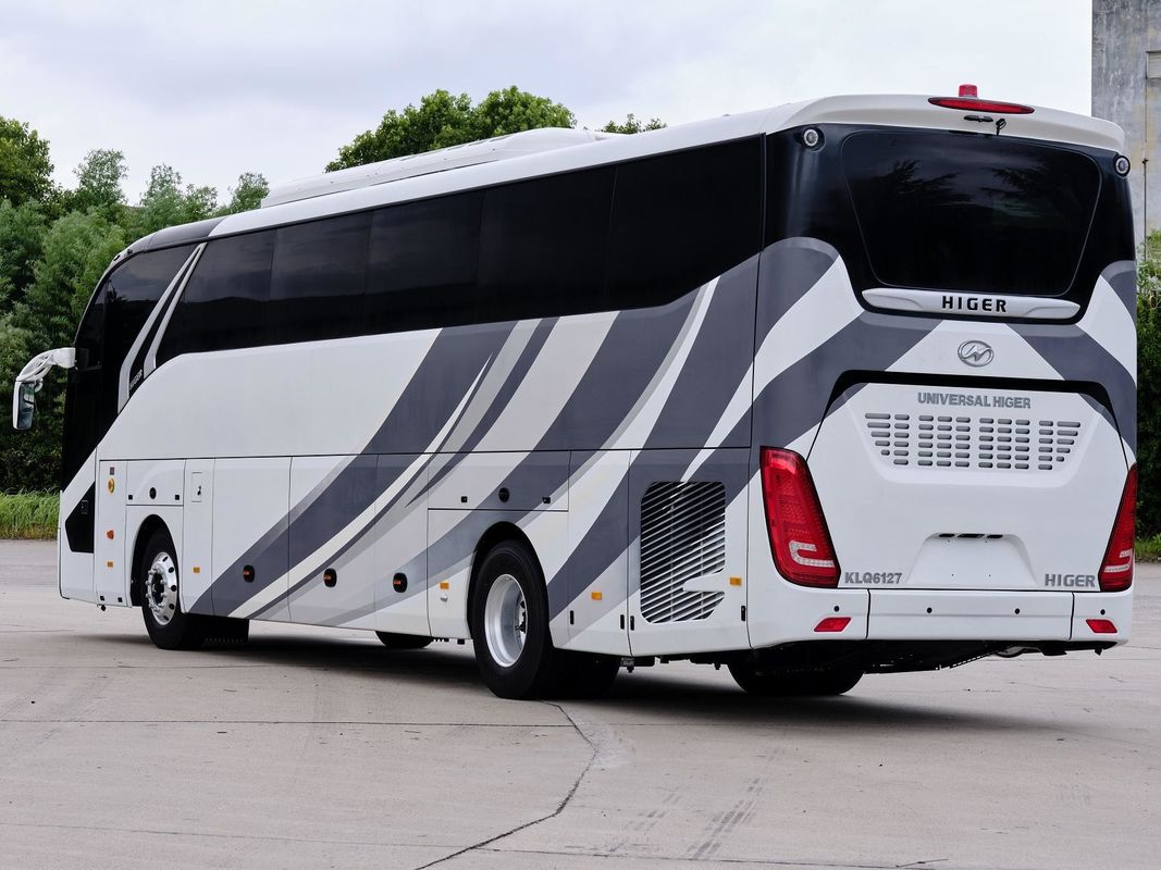 Guida a sinistra 12m 50 posti Motore Yuchai Trasmissione manuale Autobus passeggeri Autobus