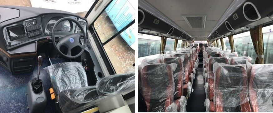 Trasmissione manuale 45 1 1 Tour Passenger RHD Coach Bus con L*W*H 11990*2450*3580mm