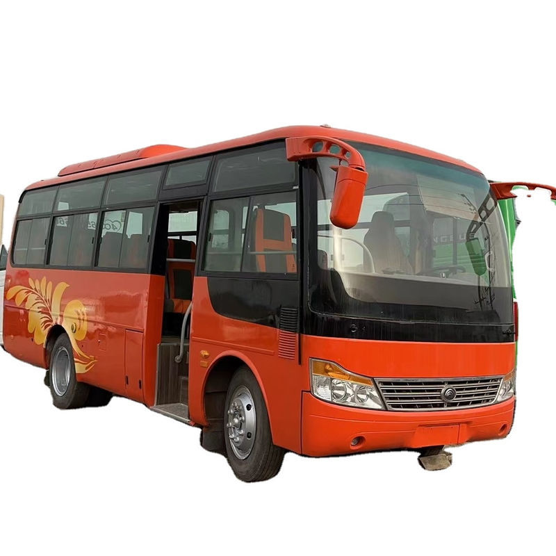 Autobus usato per passeggeri della città di Youtong con base delle ruote di 3300 mm e capacità del serbatoio del carburante di 90 l