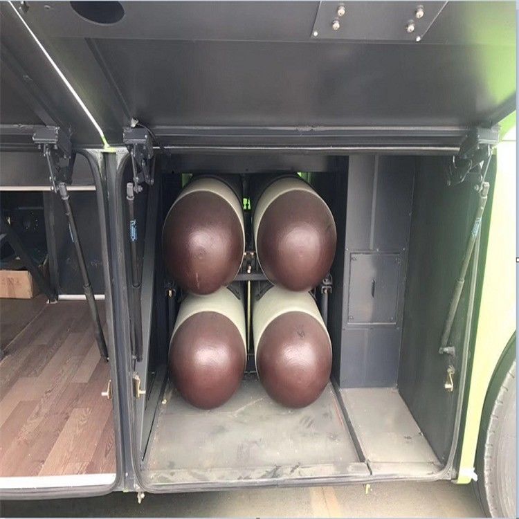 16500 kg G.V.W. Motore Yuchai Diesel 45 posti Autobus usato a GNC con bagno