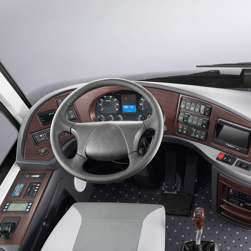 Autobus turistico di lusso da 10 metri con motore diesel YC6L260-30 e velocità massima fino a 100 km/h
