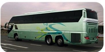 Autobus di lusso da 60 posti con asse Dongfeng Dona e pneumatici 298/80R22.5