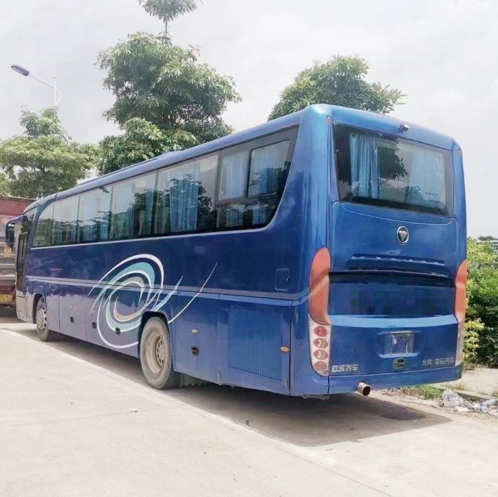Autobus turistico duraturo di seconda mano da 12 metri con 50 posti e sospensione a molla a foglia