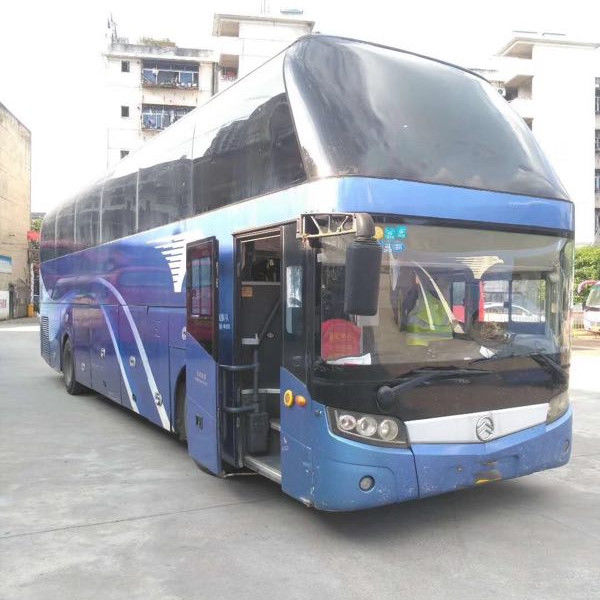 Autobus a due piani con 60 posti e volante sinistro a prezzi accessibili