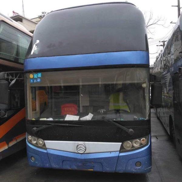 Autobus a due piani con 60 posti e volante sinistro a prezzi accessibili