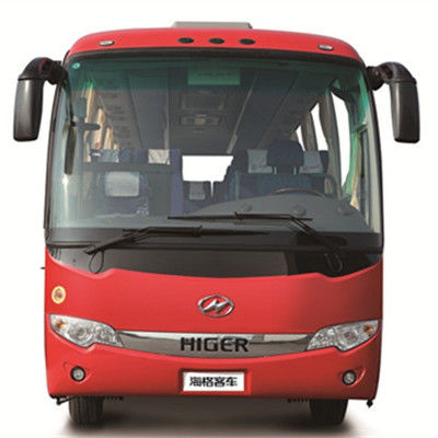 Luxury 32 posti Higer Bus Diesel Rosso Autobus Usato In Dubai 6.494L Disposizione buona