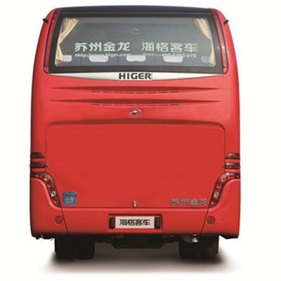 Luxury 32 posti Higer Bus Diesel Rosso Autobus Usato In Dubai 6.494L Disposizione buona