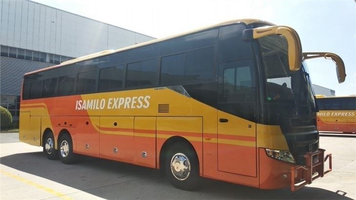 55 posti a sedere LHD Drive Type Luxury Coaches per gli autobus urbani