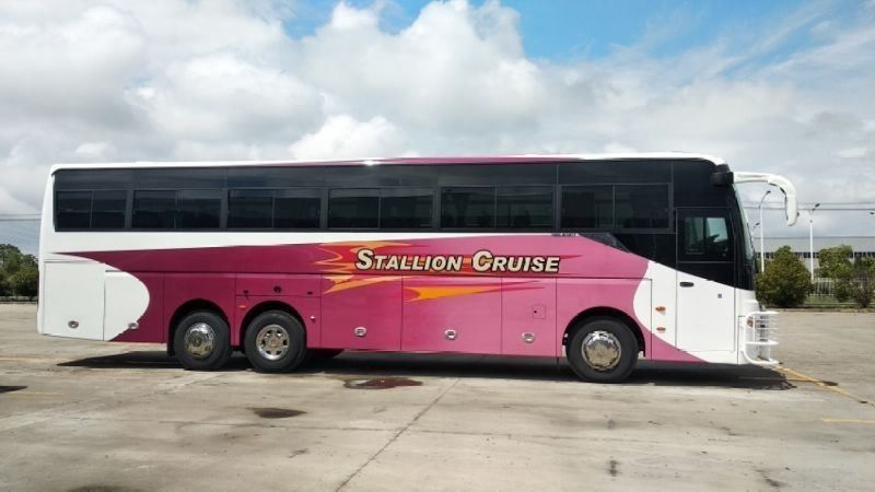 55 posti a sedere LHD Drive Type Luxury Coaches per gli autobus urbani