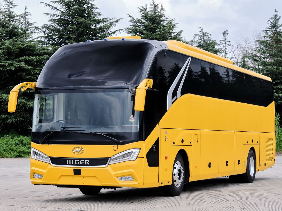Fuel Diesel 12m Left Hand Drive Passenger Coach Bus con carrozzeria e 53 posti a sedere