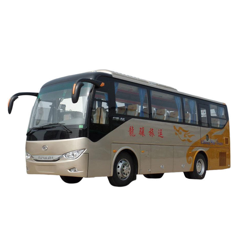 Autobus da 10 metri a sinistra con design a colori e interni di lusso