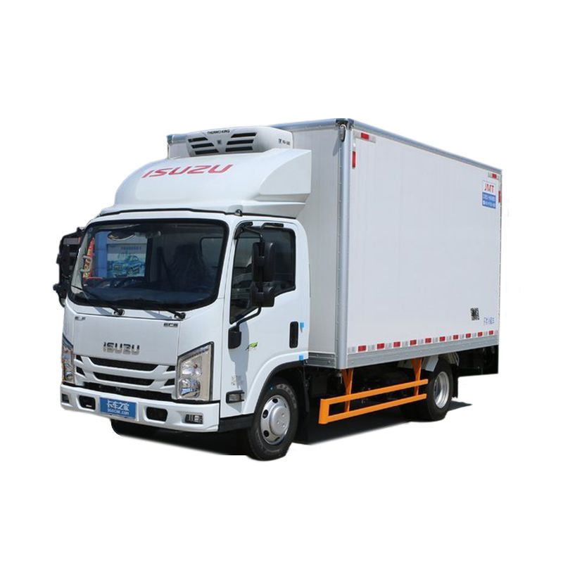 3360 mm di passo Isuzu 10 tonnellate Box frigorifero camion per il trasporto di verdura e carne
