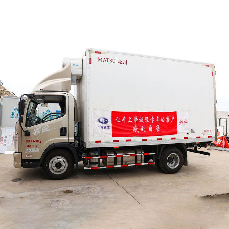 1-10T Capacità Camione frigorifero professionale Jiefang per prodotti freschi e congelati