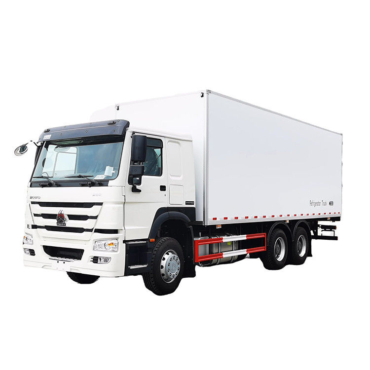 Intervallo di temperatura da meno 18 a 20 gradi Centigradi Sinotruk HOWO furgone frigorifero 6x4