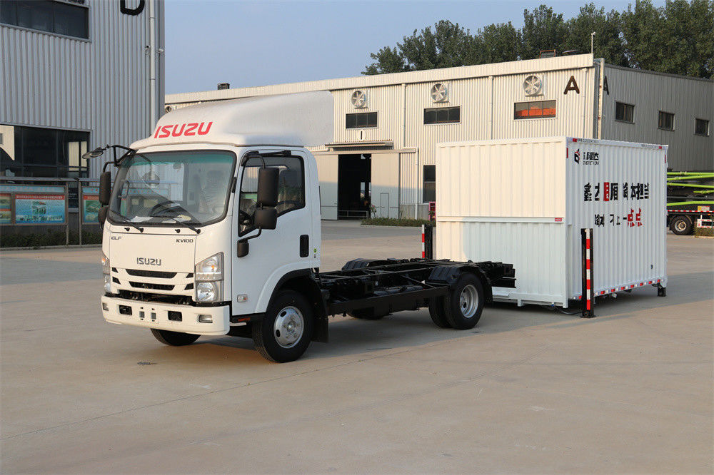 Isuzu Diesel 4*2 furgone di carico medio con carrozzeria staccabile e motore idraulico