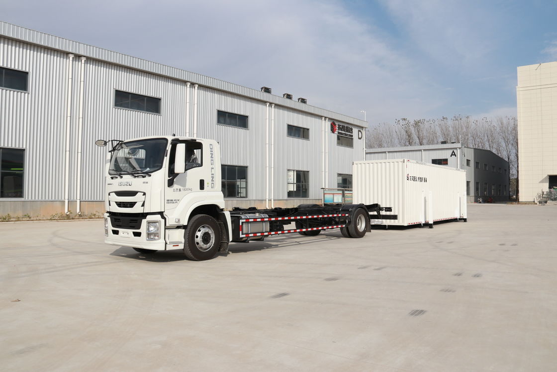 Personalizzazione Isuzu 4*2 204hp 9.6m 59cbm Corpo Swap Staccabile Furgone Cargo