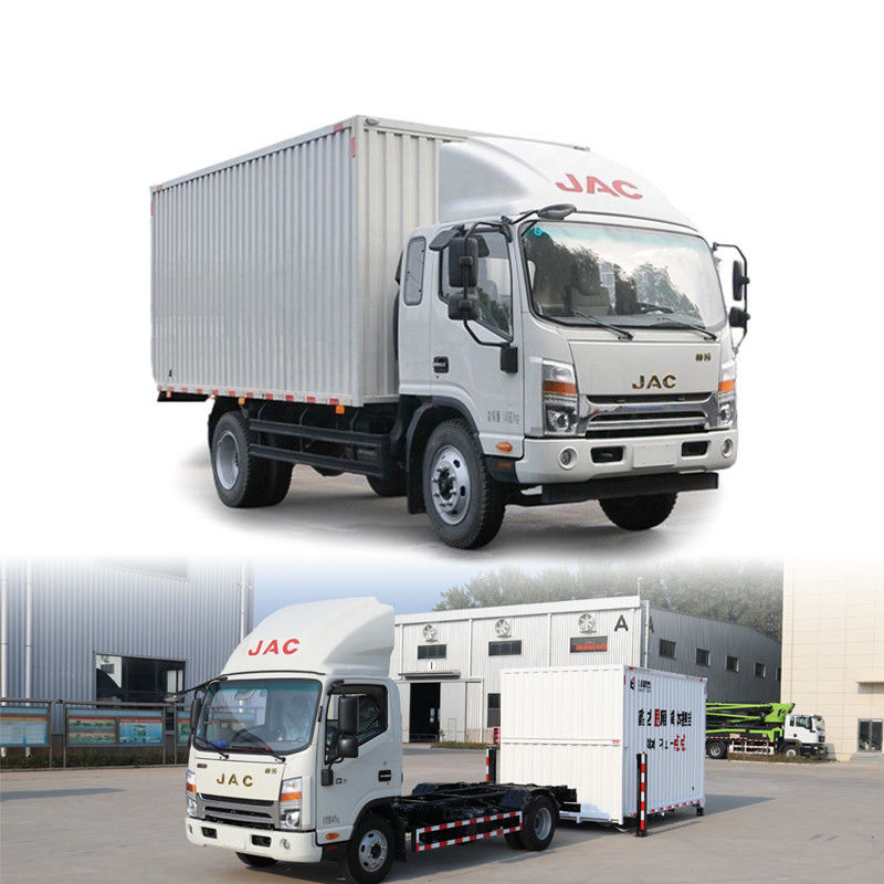 4*2 Mini 5 tonnellate 19CBM furgoni a secco carrozzeria staccabile e fori idraulici per la logistica
