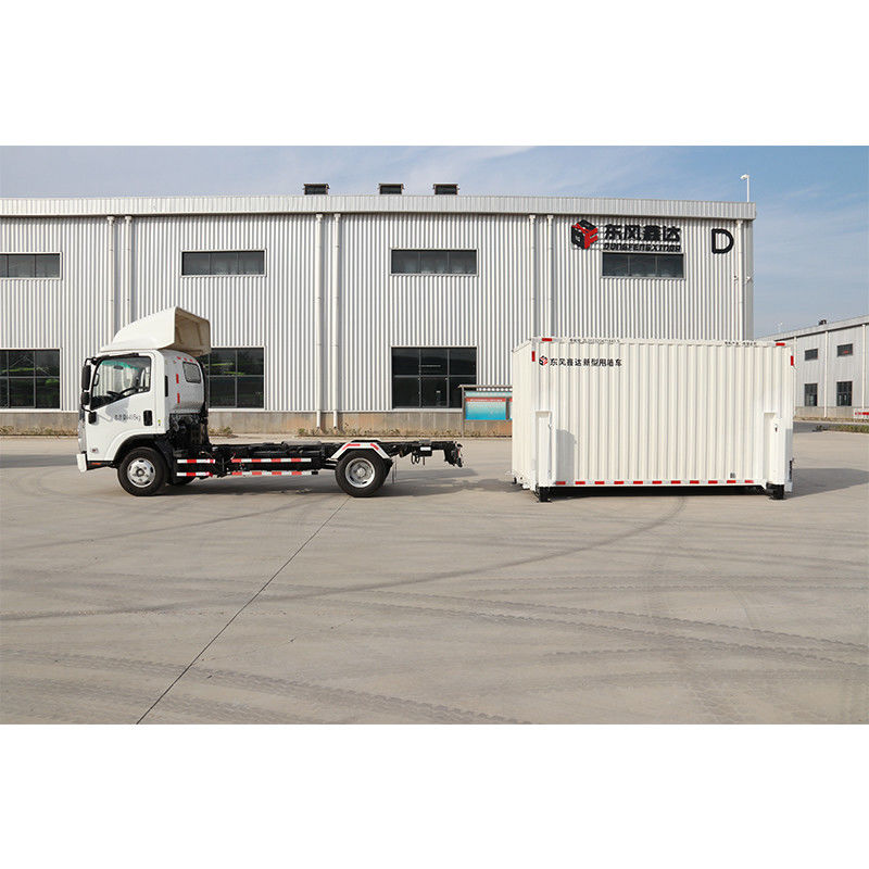4*2 Mini 5 tonnellate 19CBM furgoni a secco carrozzeria staccabile e fori idraulici per la logistica